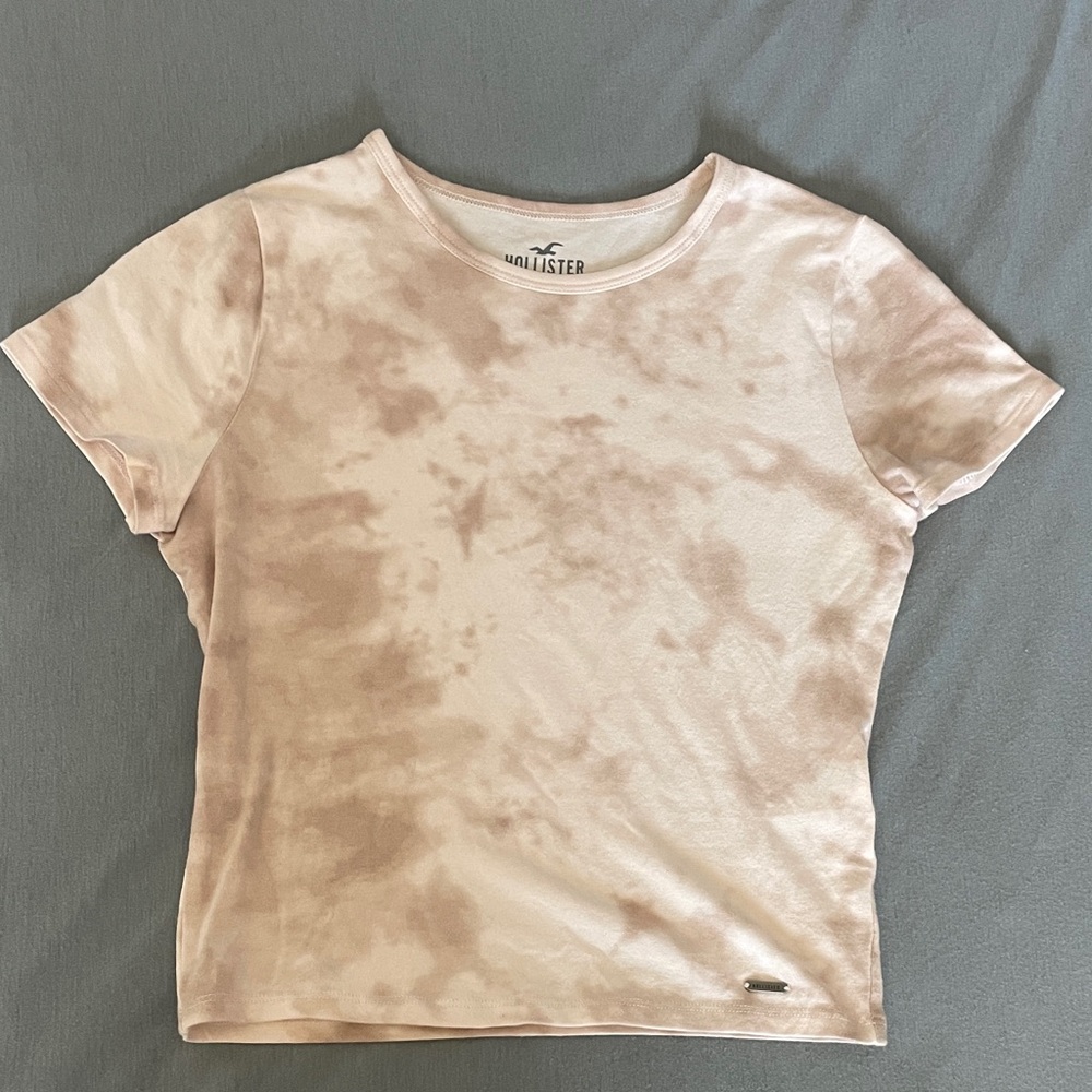 Hollister Pink Tie-Dye Tee